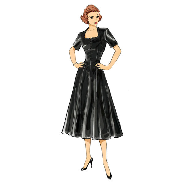 Vintage-Kleid 1952 | Butterick 6018 | 40-48,  image number 5