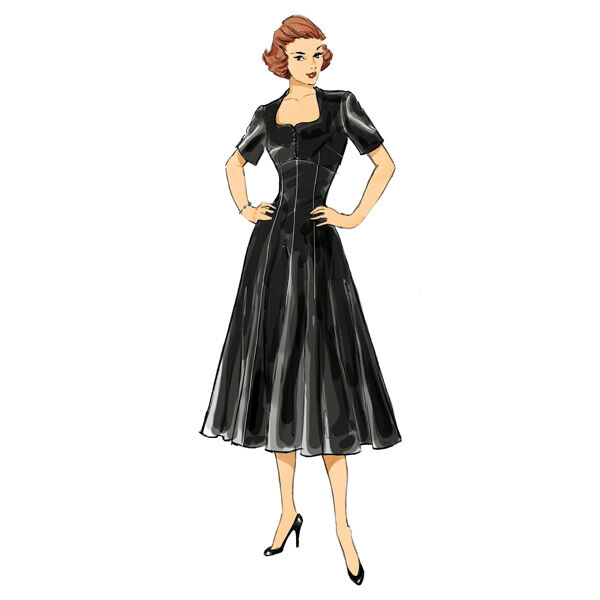 Vintage-Kleid 1952 | Butterick 6018 | 40-48, image number 5