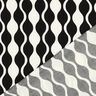 LENZING™ ECOVERO™ Viskosestoff Retro – schwarz/weiss,  thumbnail number 4