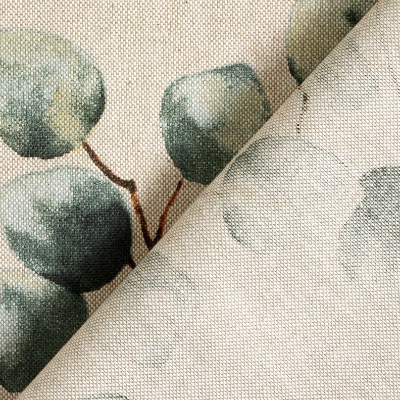 Beschichtete Baumwolle Eukalyptus-Zweige – natur,  image number 5