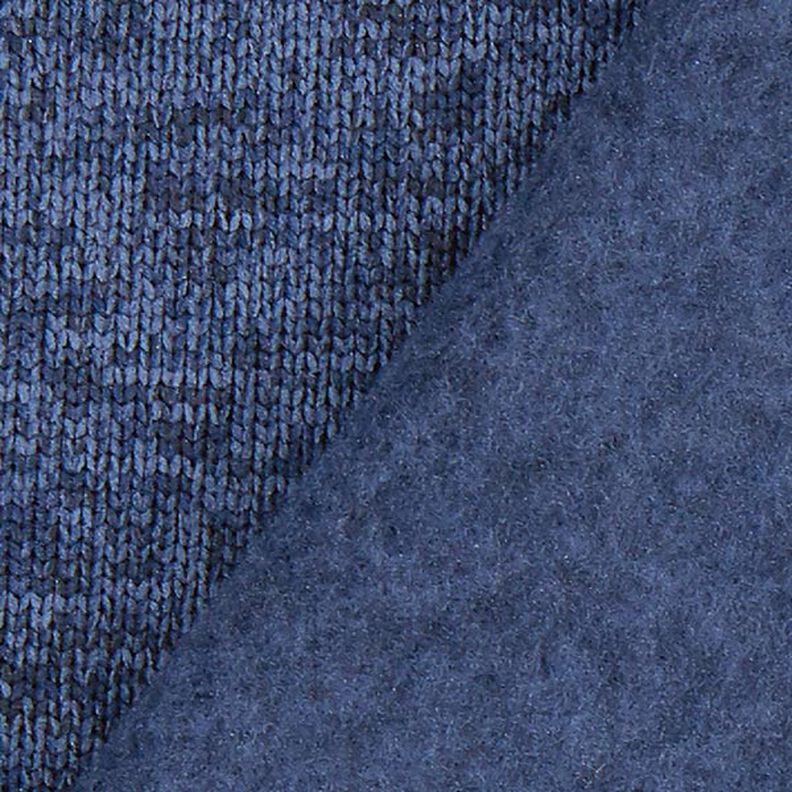 Strickfleece – marineblau,  image number 3