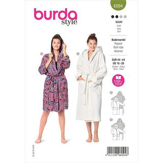 Bademantel | Burda 6094 | 44-54, 