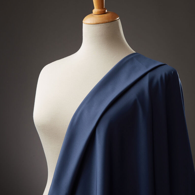 Mikrofaser Satin – marineblau,  image number 8
