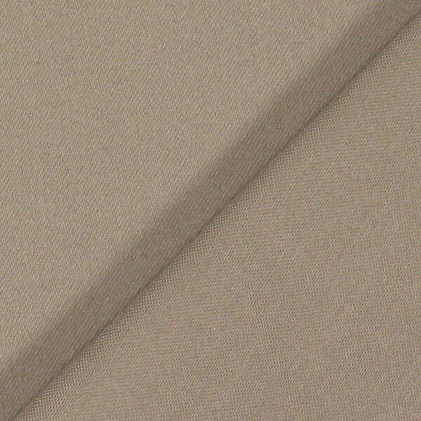 Baumwollsatin Stretch – dunkelbeige | Reststück 90cm
