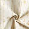 Dekostoff Jacquard Lurex Schneeflocken-Girlande – hellbeige/gold,  thumbnail number 3
