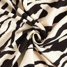 Viskose-Crêpe Zebra-Muster – schwarz/elfenbein,  thumbnail number 3