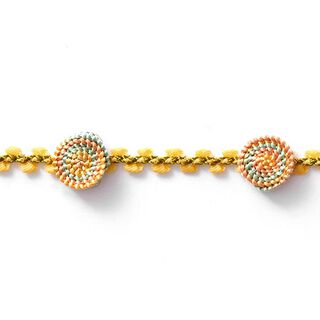 Zierband Blumenranke – gelb, 