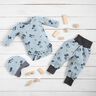 Baumwolljersey Hawaii Feeling – silberblau | Reststück 60cm,  thumbnail number 6