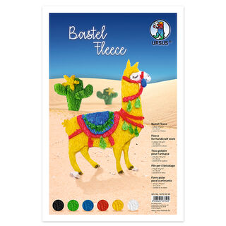 Flauschiger Bastel Fleece 21cm x 32cm, 6 Blatt, 