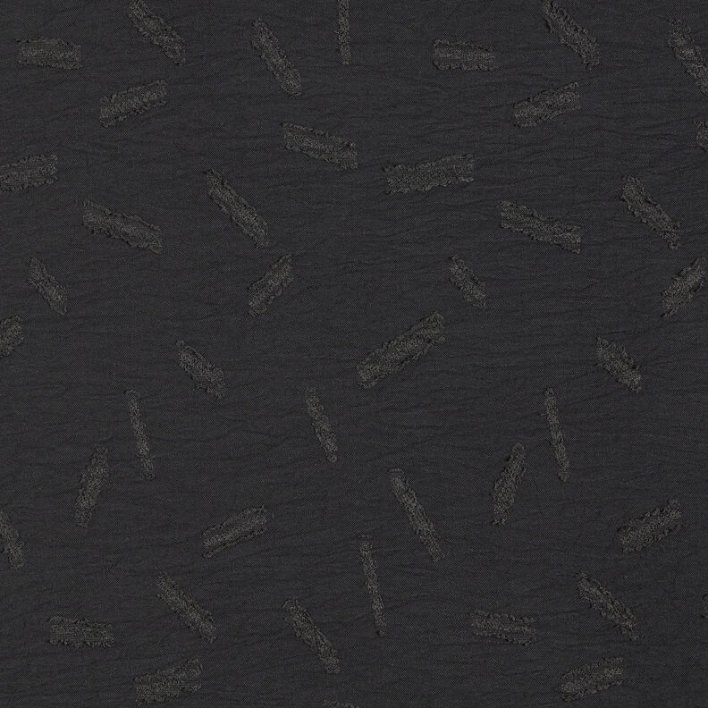 Jacquard Dobby Streifen – schwarz,  image number 1