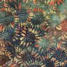Baumwollstoff Batik-Sonnen – blautanne/maronenbraun,  thumbnail number 4