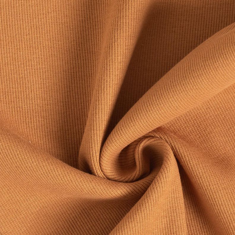 2x2 Bündchen Uni – karamell,  image number 1