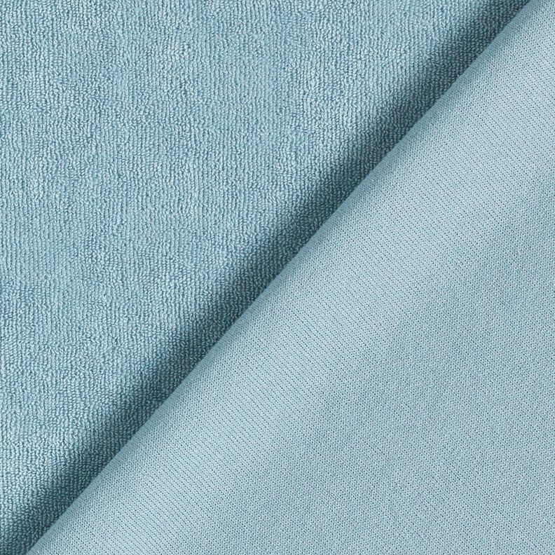 Frotteestoff Stretch Uni – hellblau,  image number 3