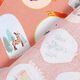 Baumwollstoff Cretonne Schneekugeln – pfirsichorange,  thumbnail number 5