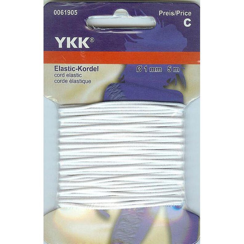 Elastic-Kordel 501 [5m] – weiss | YKK,  image number 1