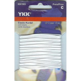 Elastic-Kordel 501 [5m] – weiss | YKK, 