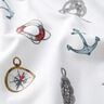Dekostoff Panama Maritim – weiss,  thumbnail number 2