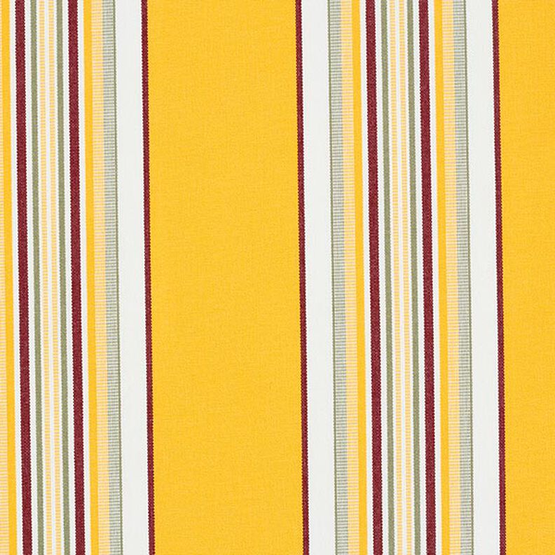 Markisenstoff breite und schmale Streifen – sonnengelb/weiss,  image number 1