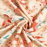 LENZING™ ECOVERO™ Viskosestoff Vögel und Feen | Katia Fabrics – creme/feuerrot,  thumbnail number 3