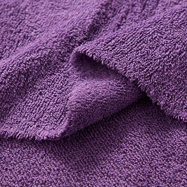 Frotteestoff – violett | Reststück 100cm