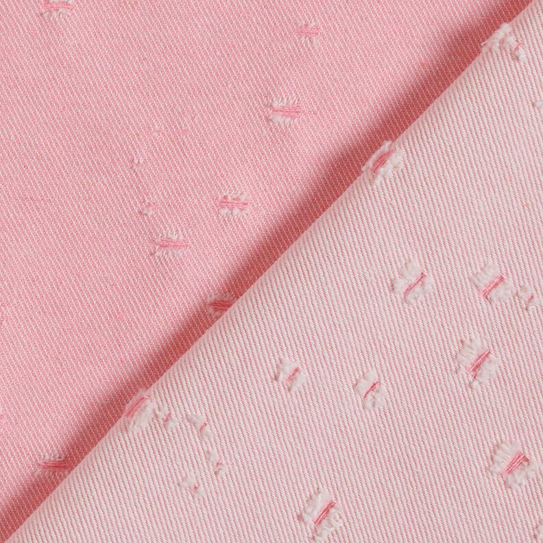 Denim Baumwoll-Mix Destroyed Look – rosa,  image number 3