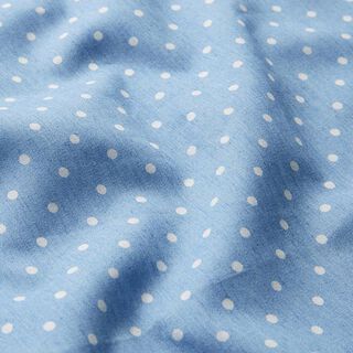 Chambray Punkte – hellblau, 