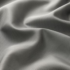 Futterstoff Jacquard Minirauten – grau, 