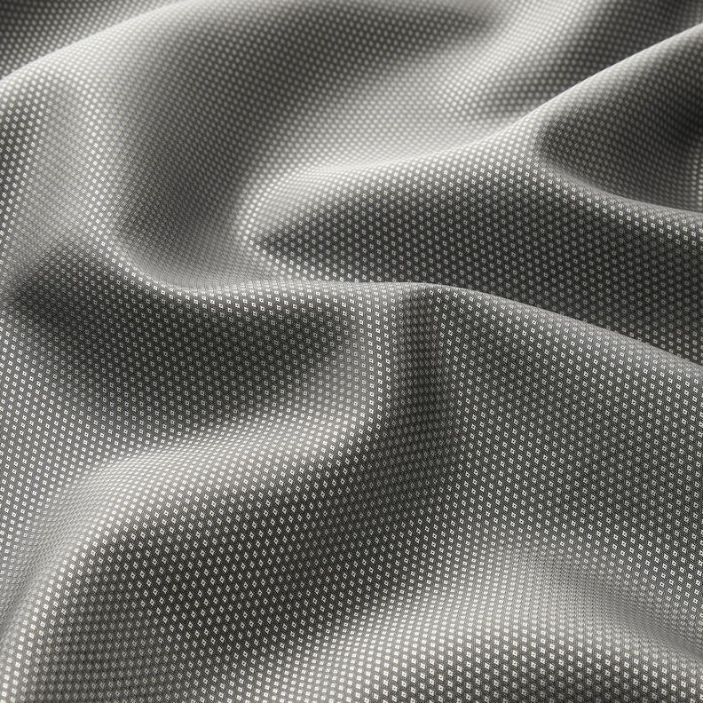 Futterstoff Jacquard Minirauten – grau,  image number 2