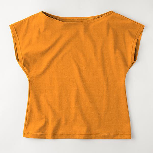 Baumwolljersey Medium Uni – orange