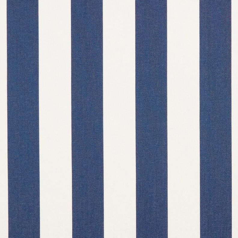 Outdoorstoff Canvas Blockstreifen – indigo/elfenbein,  image number 1
