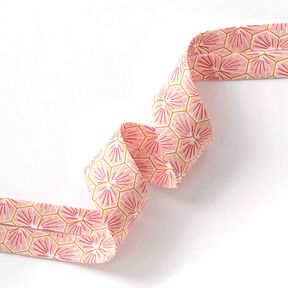 Schrägband Diamanten [27 mm] – rosa, 