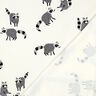 Baumwolljersey Waschbären Digitaldruck | Poppy Fabrics – wollweiss,  thumbnail number 4