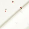 Rippenjersey kleine Kirschen – wollweiss,  thumbnail number 4