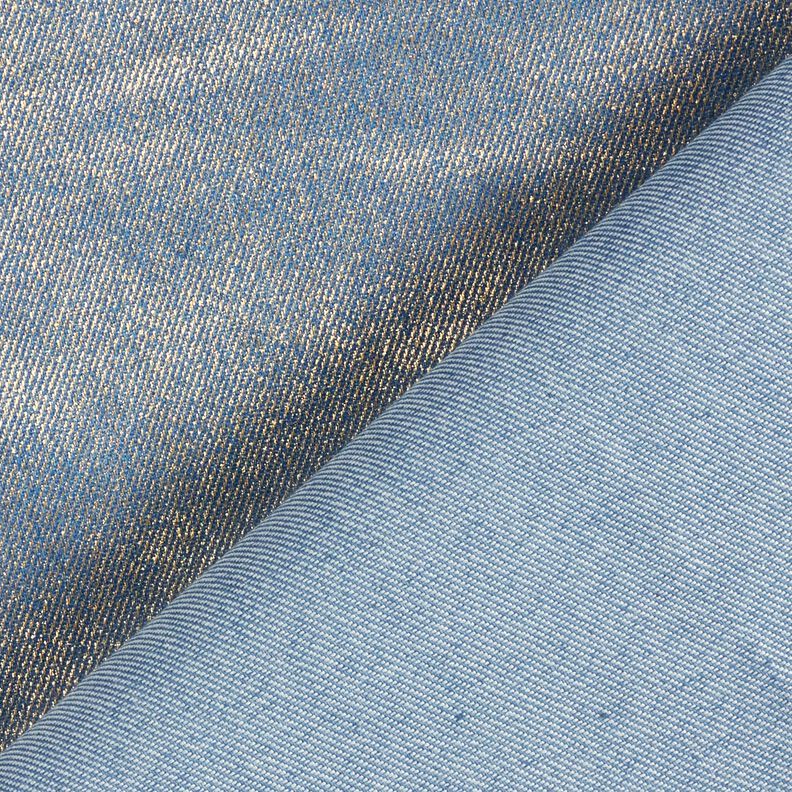 Denim Stretch Metallic – jeansblau/silber metallic,  image number 4