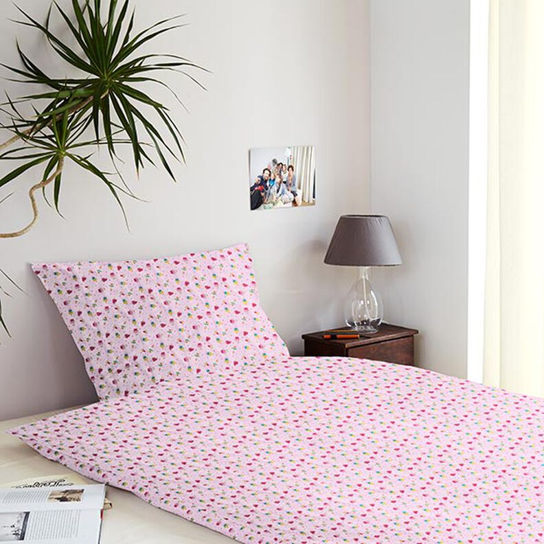 Baumwollstoff Cretonne Eiscreme – rosa,  image number 7