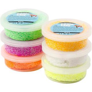 Foam Clay®  [6x14 g] Wolkenschleim, Frühlingsfarben, 