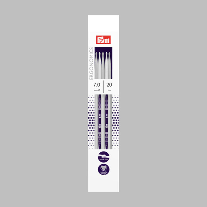 7,0 | 20 cm Strumpfstricknadel Ergonomics | Prym,  image number 1