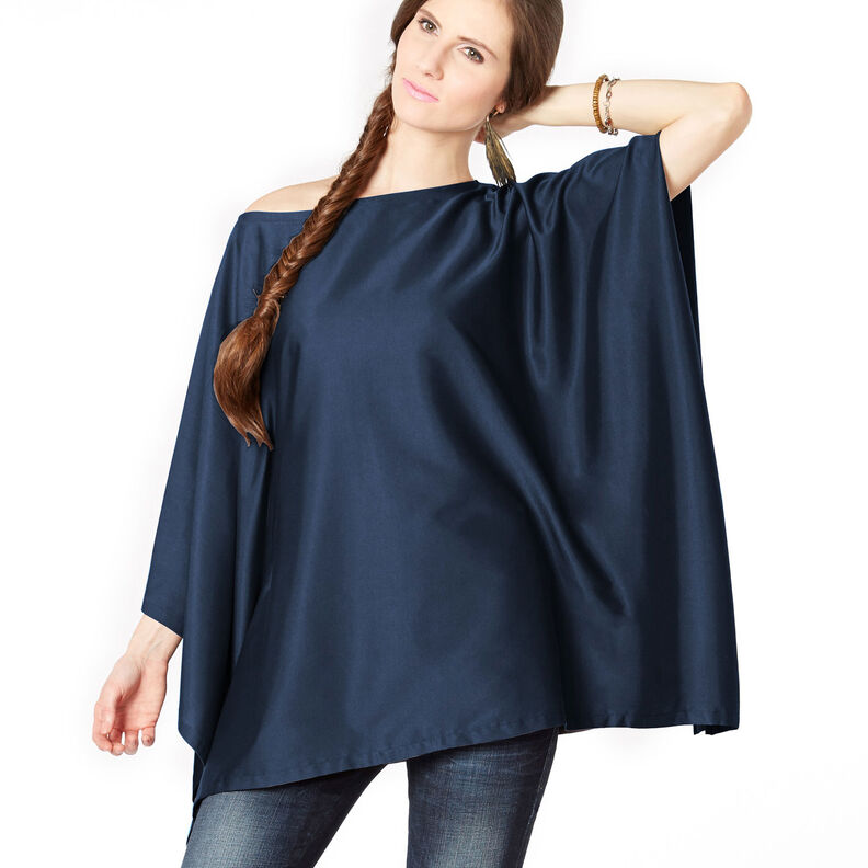 Mikrofaser Satin – marineblau,  image number 7