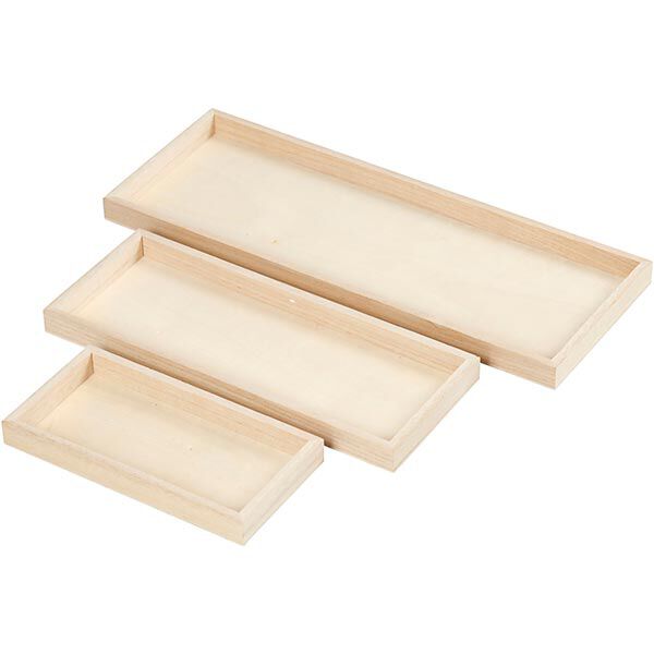 Tablett-Set aus Holz [3-teilig],  image number 3