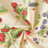 Beschichtete Baumwolle Beeren – creme,  thumbnail number 3