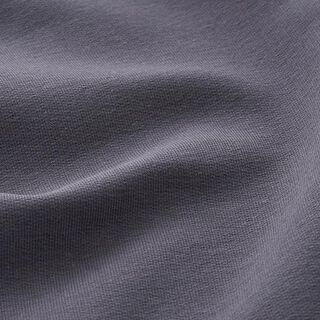 Leichter French Terry Uni – dunkelgrau, 