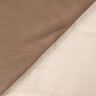 Velours mit Sherpa-Fellabseite – mittelbraun,  thumbnail number 4