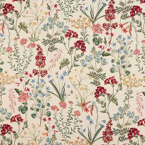 Dekostoff Gobelin Blumenwiese – beige, 