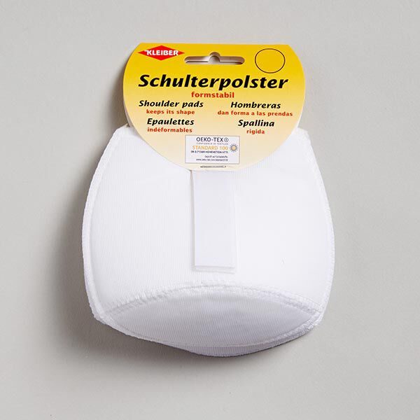 Schulterpolster mit Haken Raglan [2 Stück | 12 x 12 x 4,5 cm] - weiss | KLEIBER,  image number 1