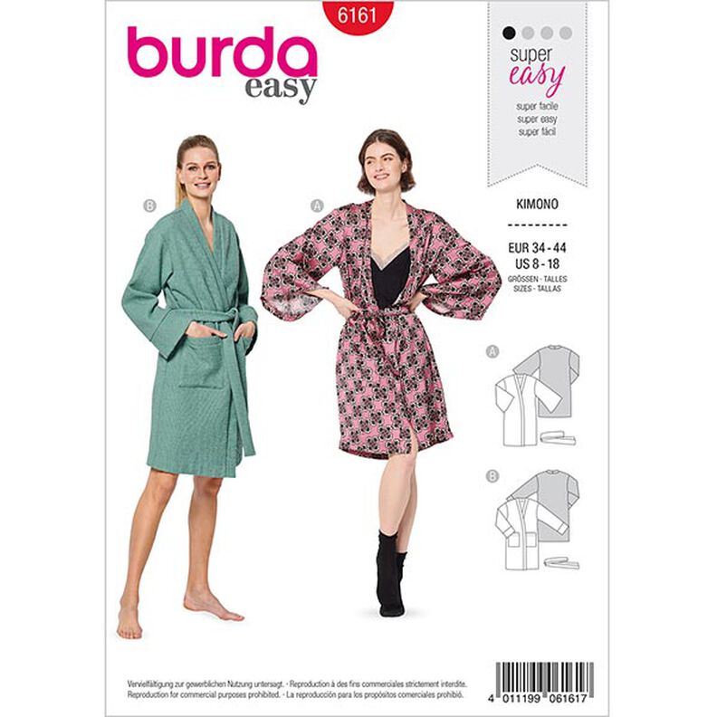 Kimono | Burda 6161 | 34-44,  image number 1