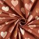Sweatshirt angeraut Aquarell-Herzen Digitaldruck | by Poppy – terracotta/lachs,  thumbnail number 3