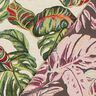 Jacquard Gobelin Monstera Palme – grün/rot,  thumbnail number 4