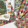 Dekostoff Gobelin bunte Retro-Rauten,  thumbnail number 5