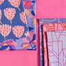 Baumwoll-Voile Town | Nerida Hansen – pastellviolett/feuerrot,  thumbnail number 5