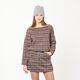 Strickjacquard Tartankaro – anemone/bordeauxrot,  thumbnail number 5